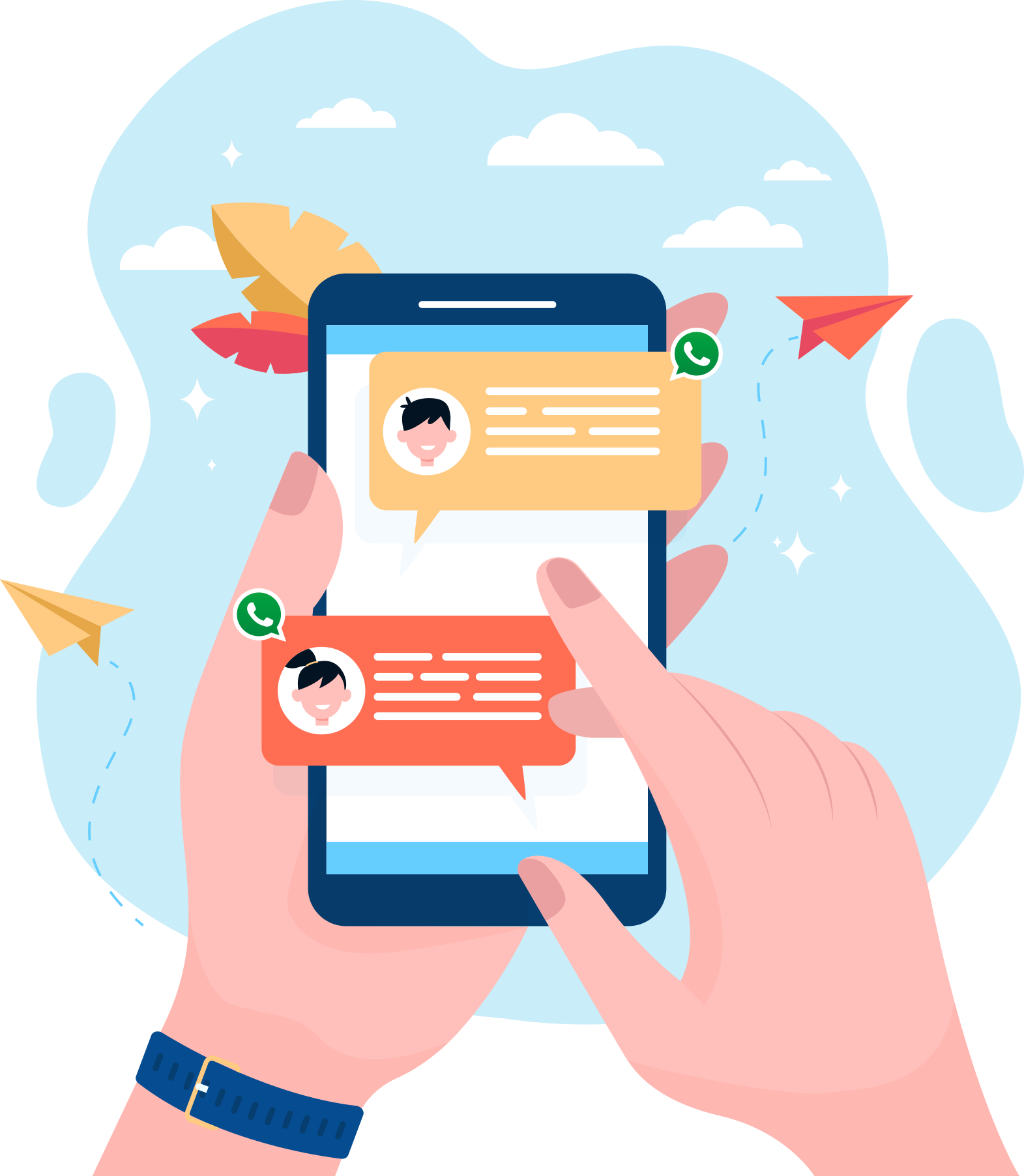 Sistema automático de recordatorios whatsapp